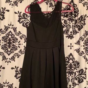 Black skater dress